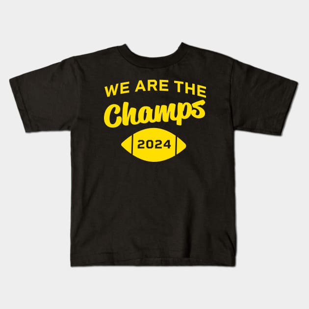 We are the Champs Michigan Kids T-Shirt by JDawnInk